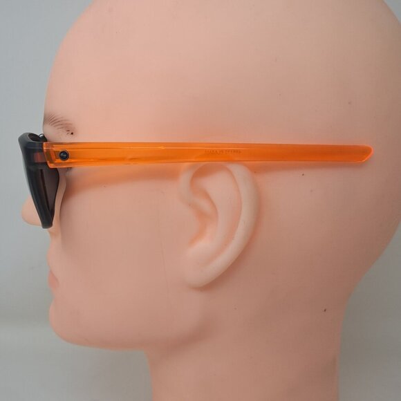 NWT Sundog Men's Sunglasses Golf Sport Orange Black 485132 Plasma 100% UVA - Picture 6 of 12